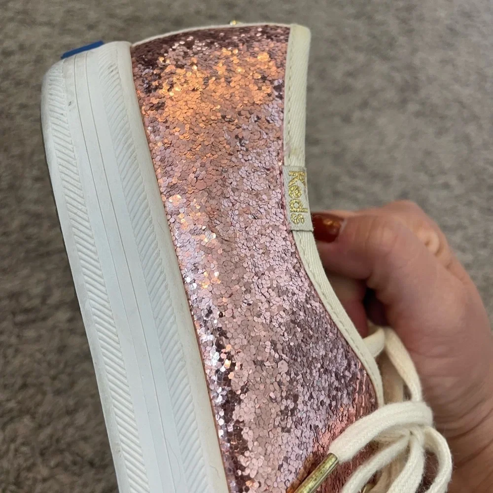 Kate Spade x Keds Pink Sparkle Sneakers